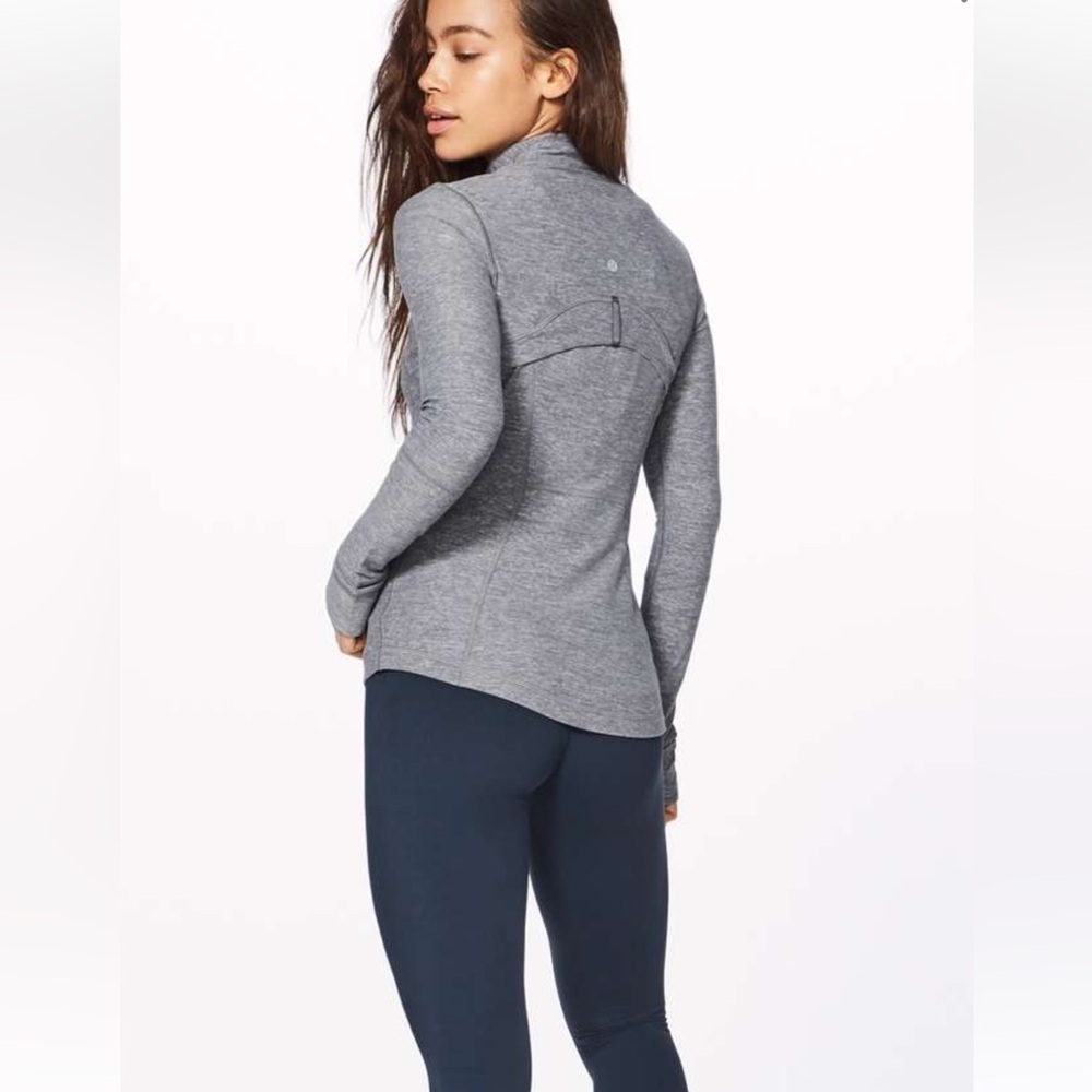 Lululemon Define Jacket (Rulu) - Heathered Slate - Sz 8 - Picture 2 of 9